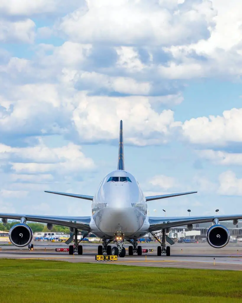 airliner at the airport during daytime