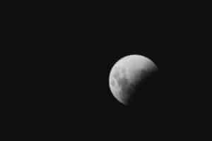 gray moon photograph