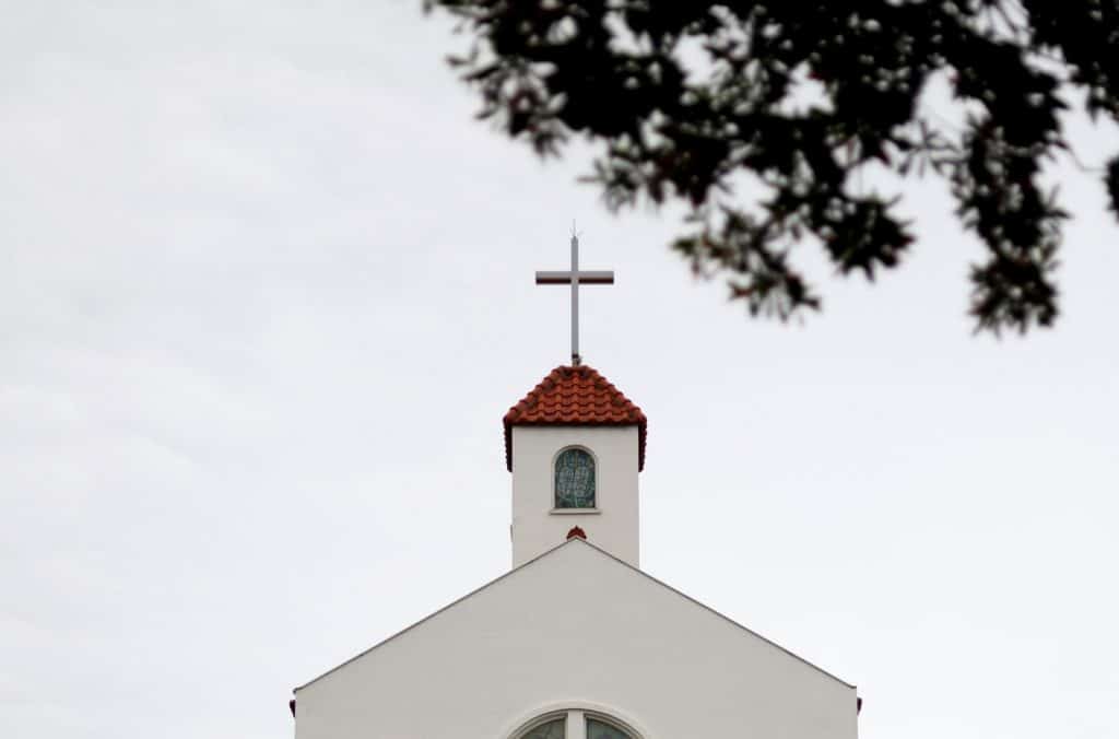 white church