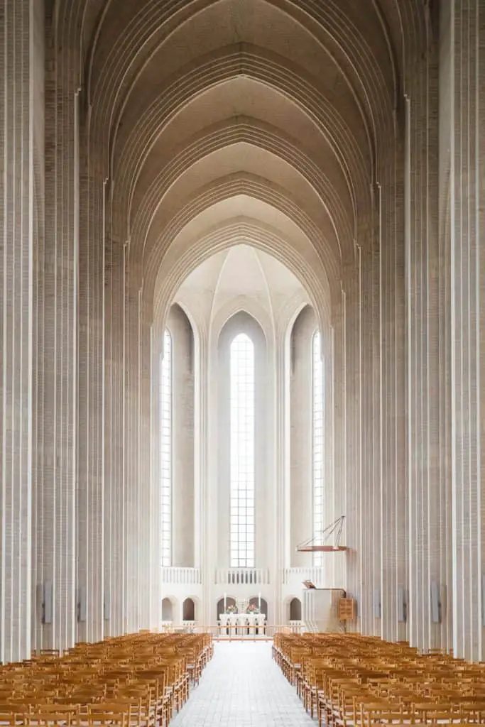 empty cathedral interior