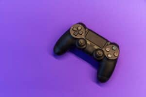 black sony ps 4 game controller